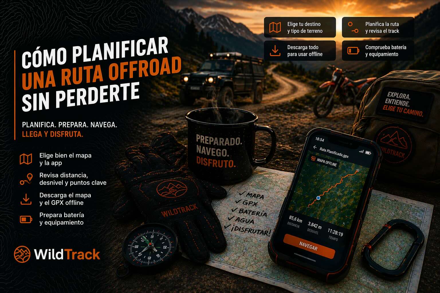 Cómo Planificar una Ruta Offroad sin Perderte