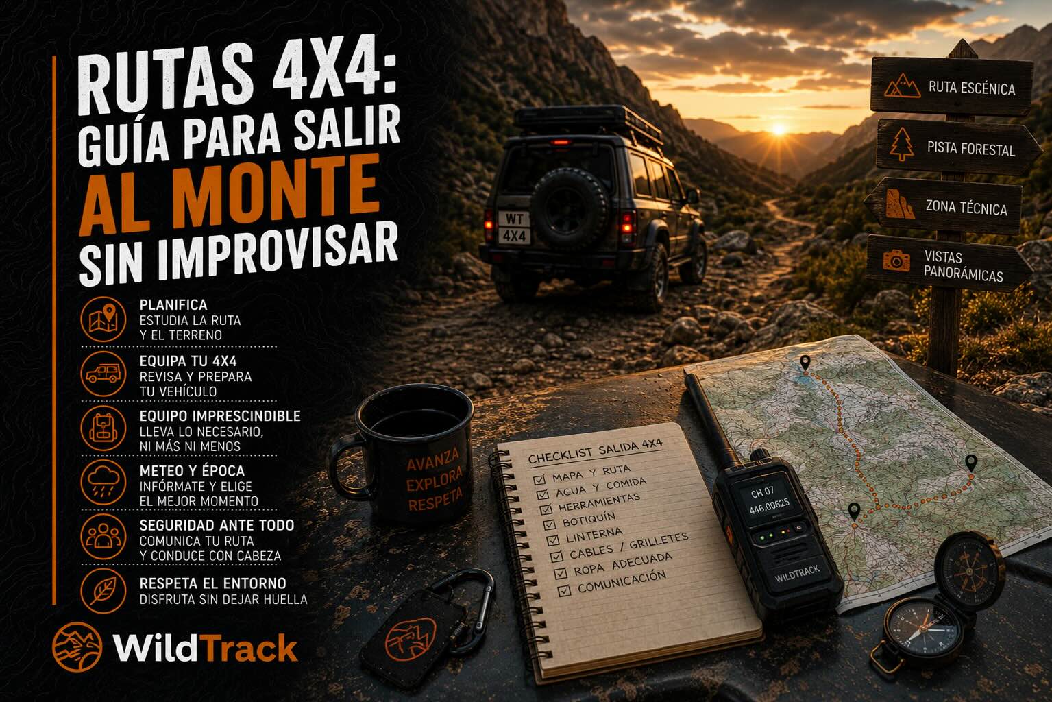 Rutas 4x4: guía para salir al monte sin improvisar