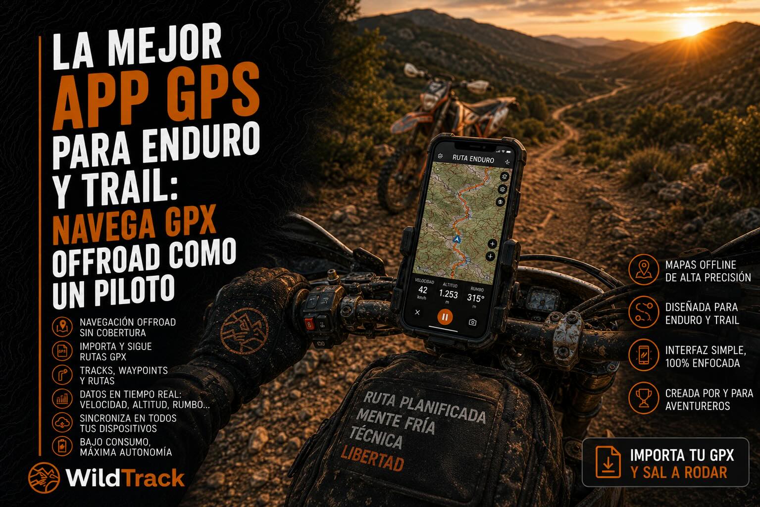 La Mejor App GPS para Enduro y Trail: Navega GPX Offroad como un Piloto